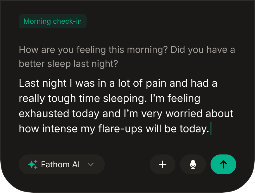 Fathom Care iOS mockup