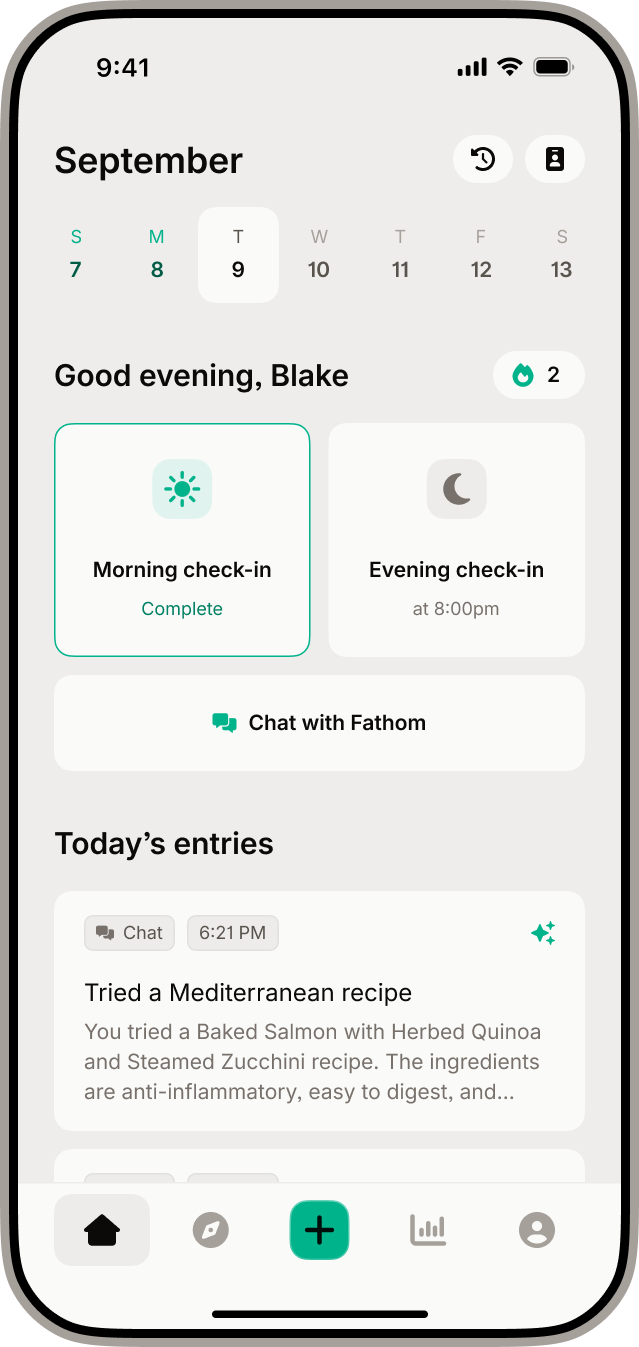 Fathom Care iOS mockup